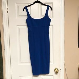 Diane Von Furstenberg Bridget Bodycon Amparo Blue Dress